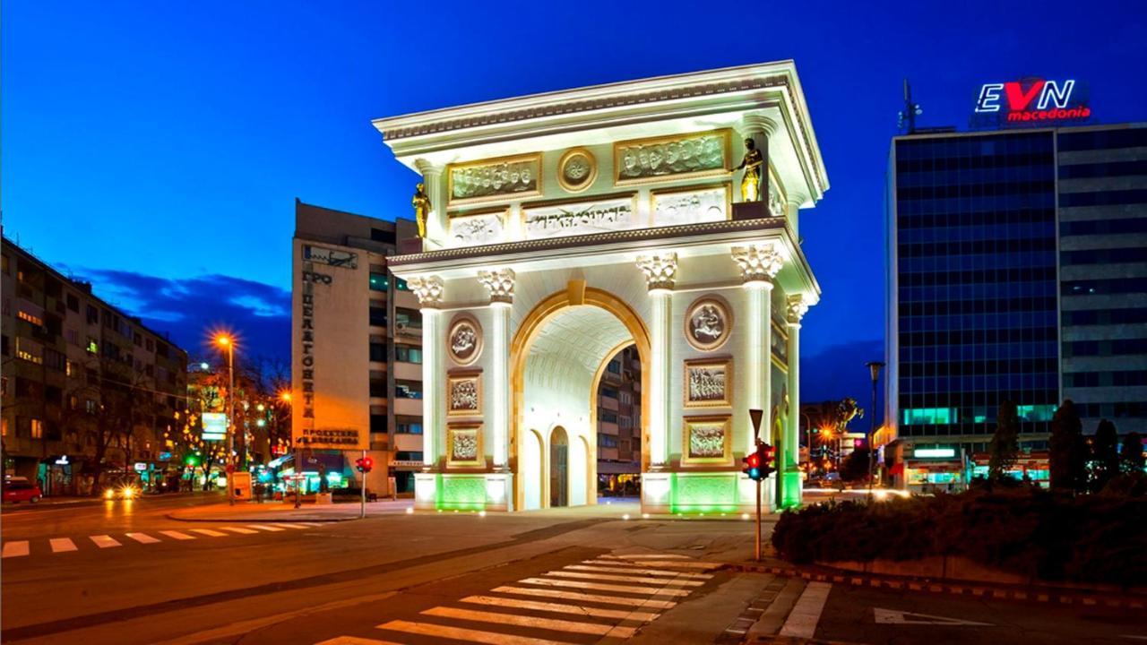 Apartment In The Center Of Skopje Eksteriør bilde